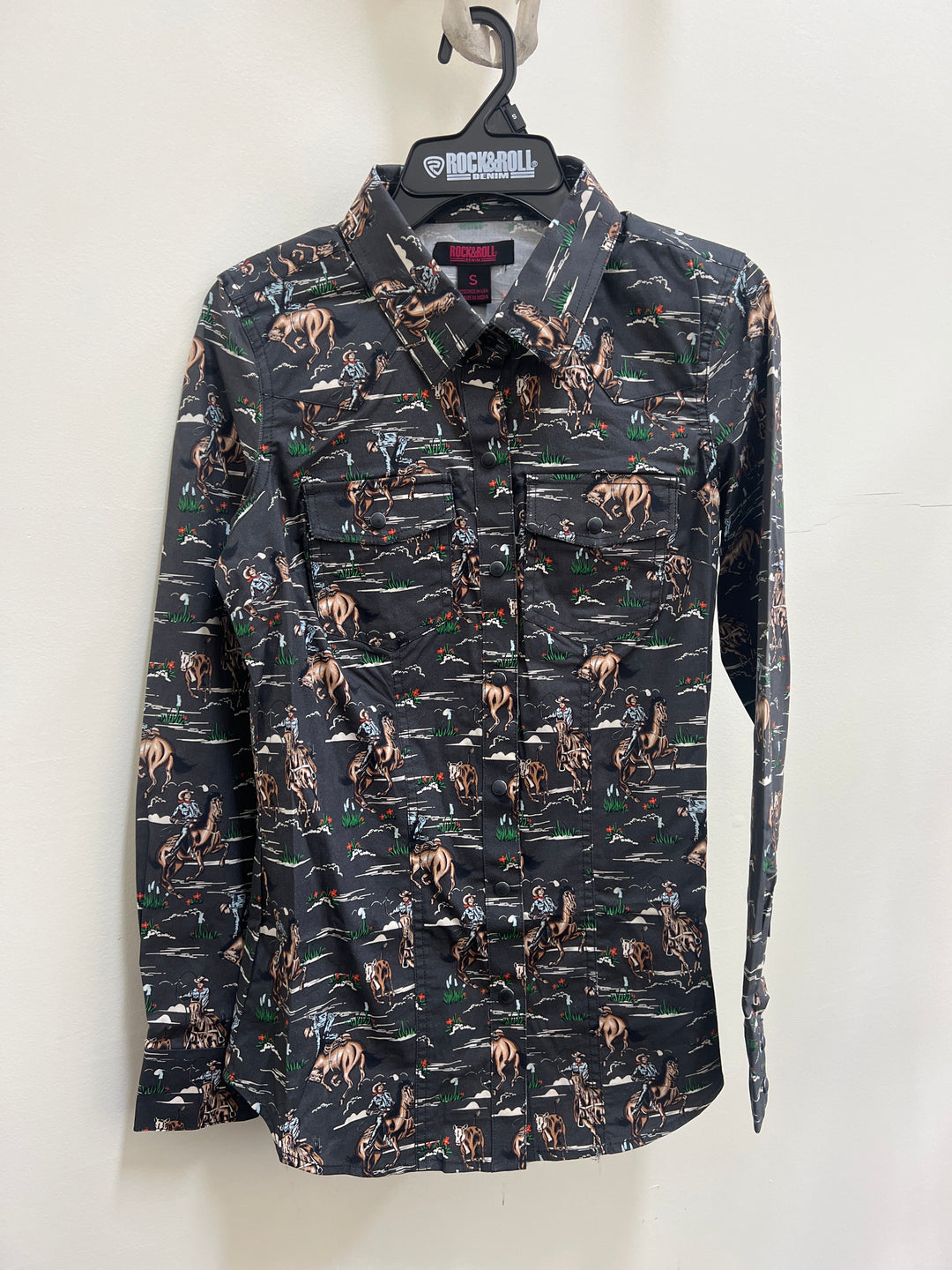 Vintage Cowboy Button-Up