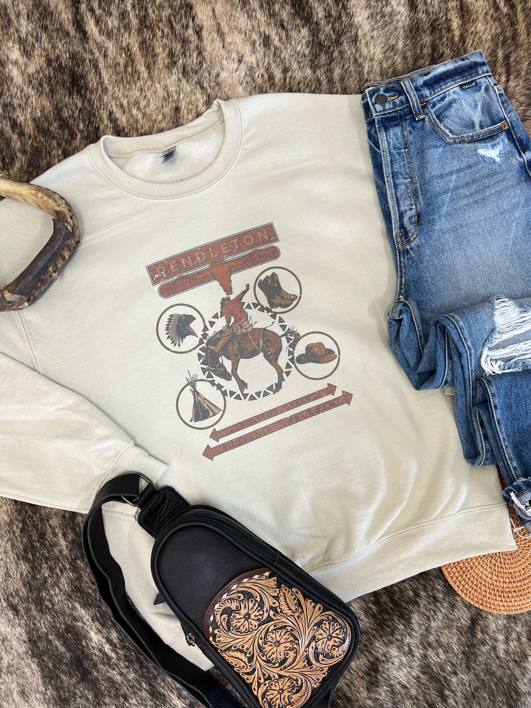 Pendleton Crewneck-Sand