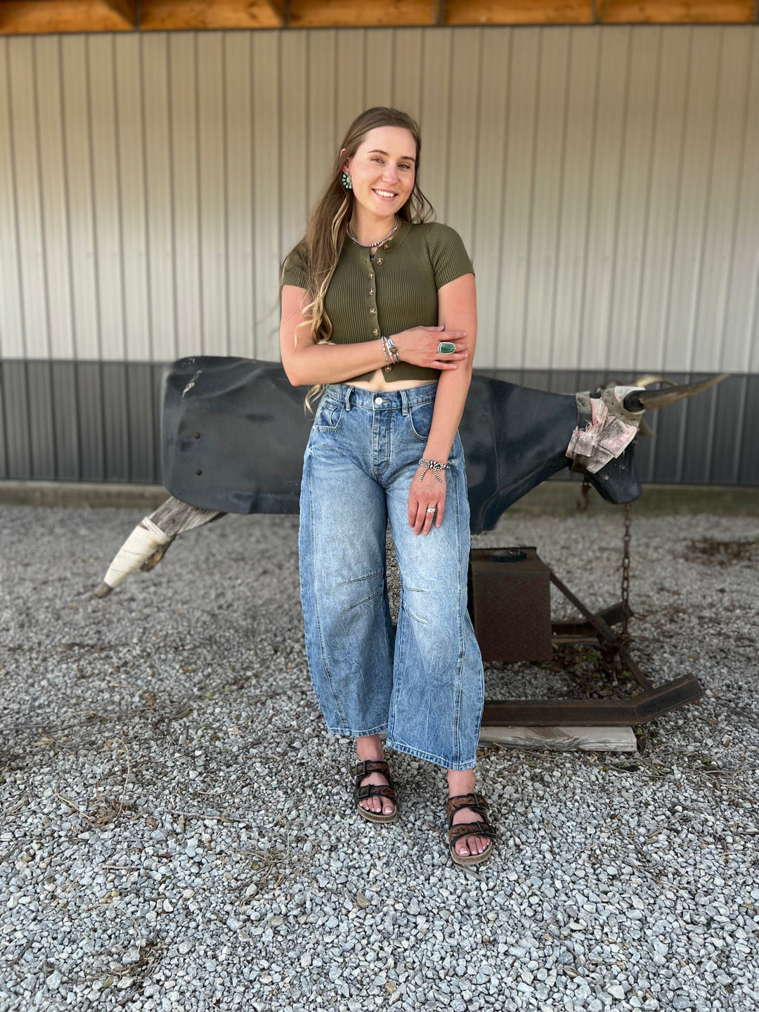 Davie Barrel Jeans