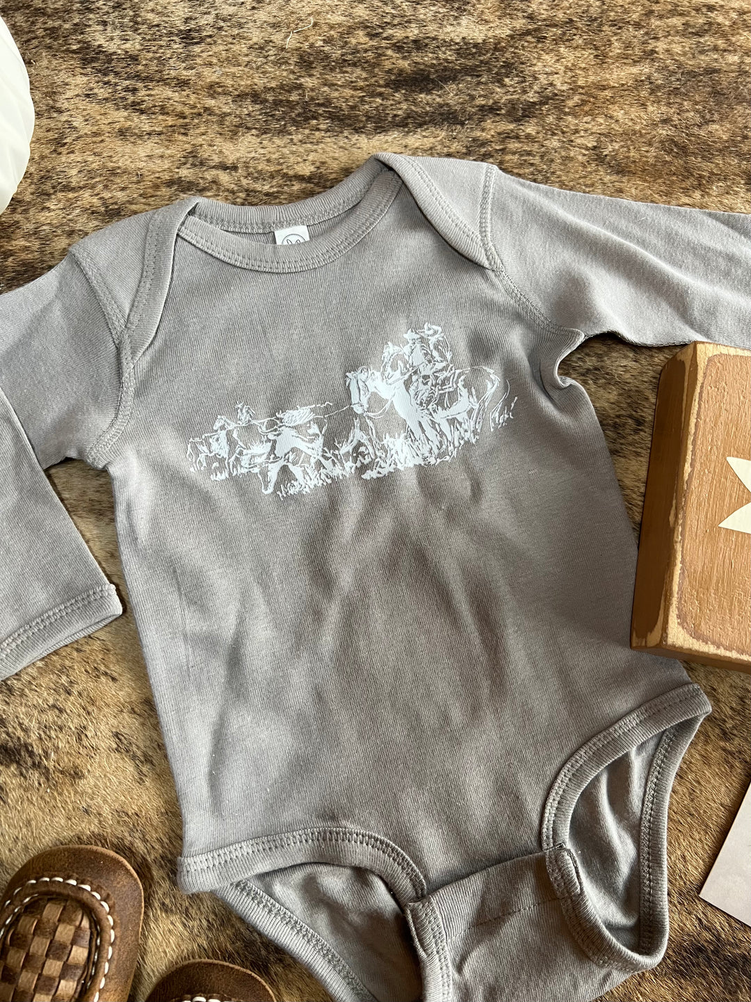 Herd Em Longsleeve Onesie