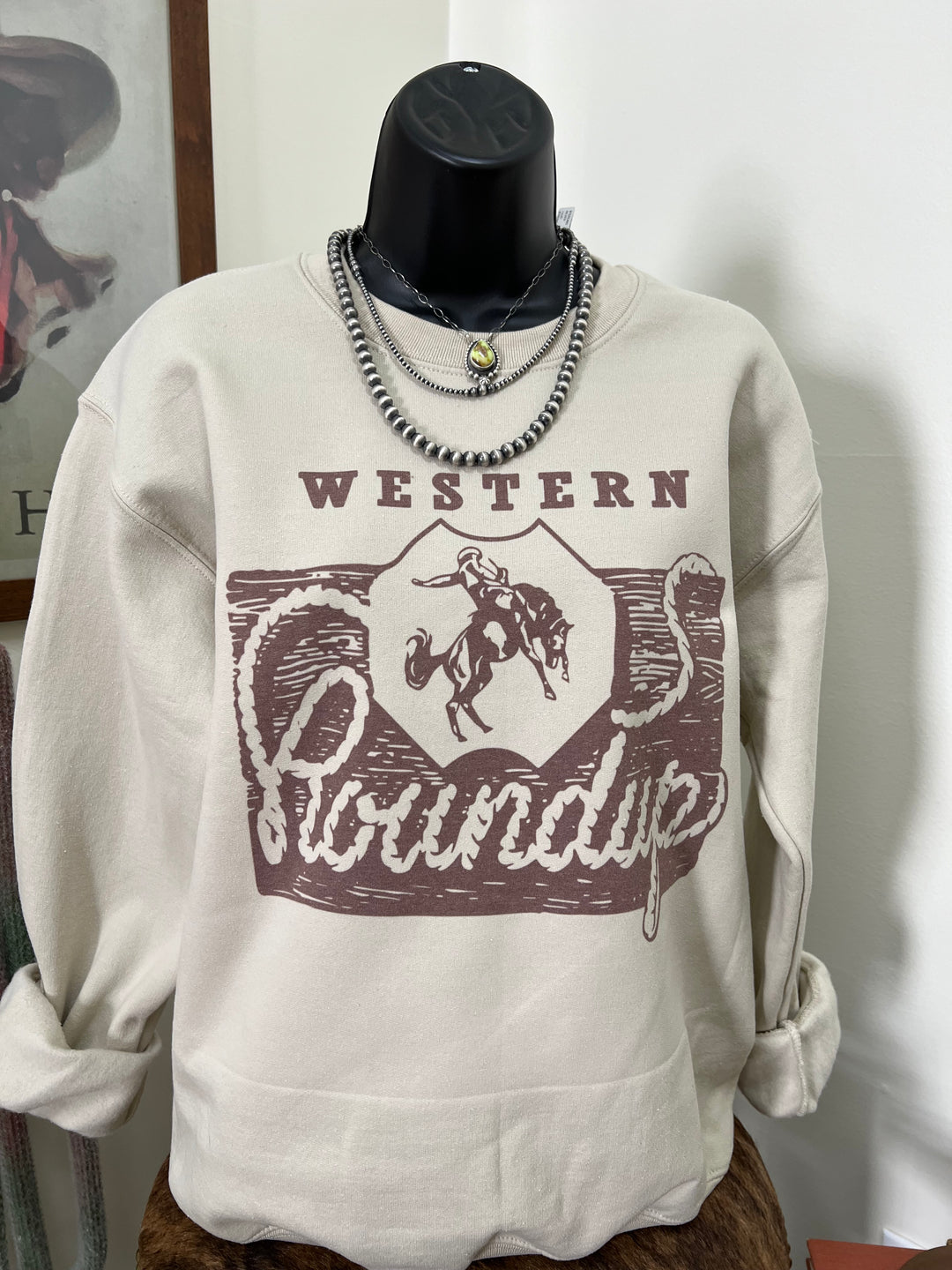 Western Round Up Crewneck