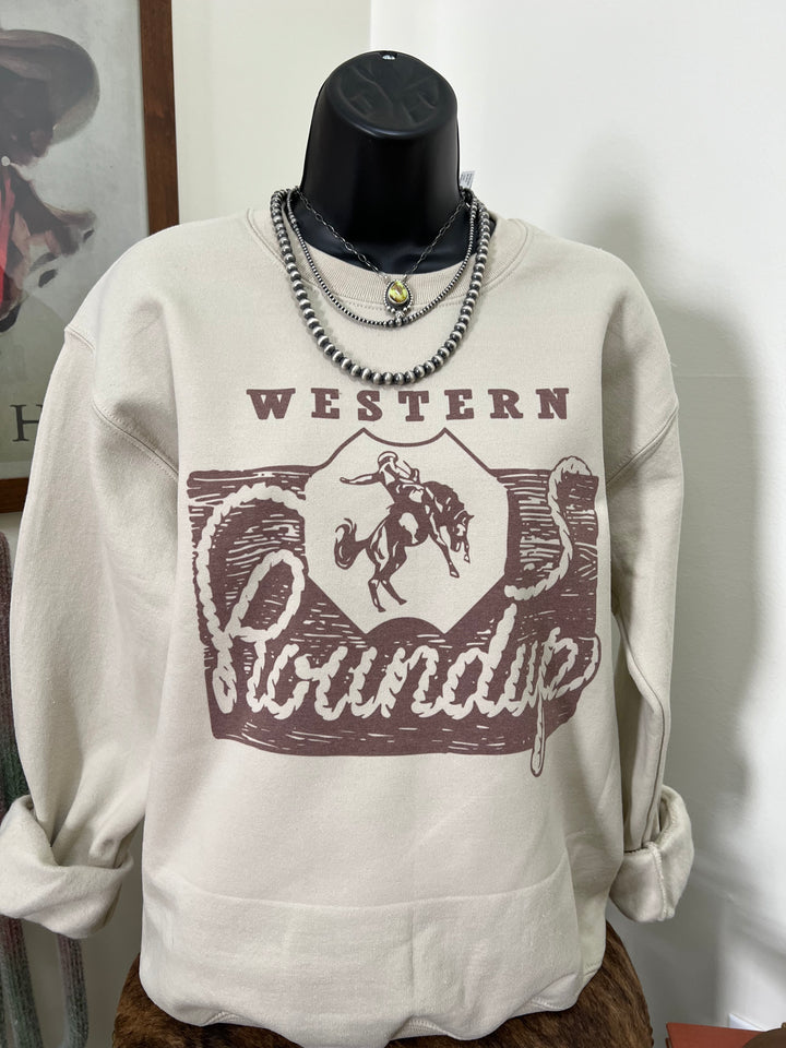 Western Round Up Crewneck