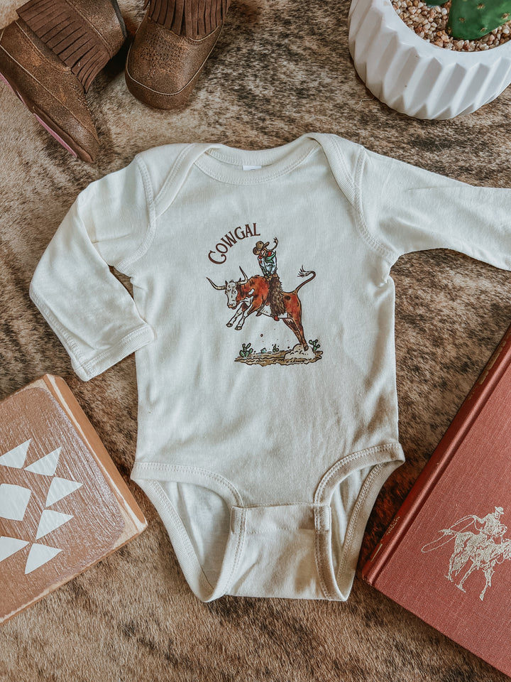 Cowgal Longsleeve Onesie