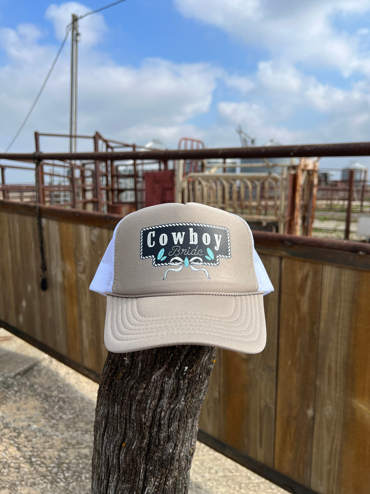 Cowboy Bride Trucker Hat