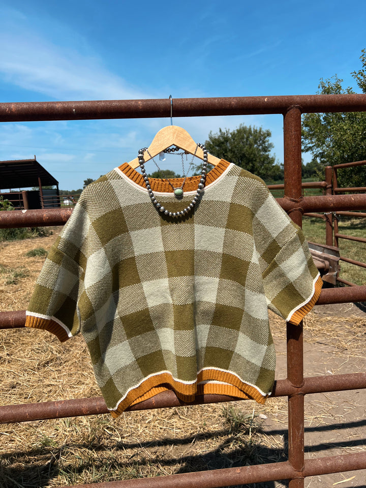The Fall Gingham Sweater