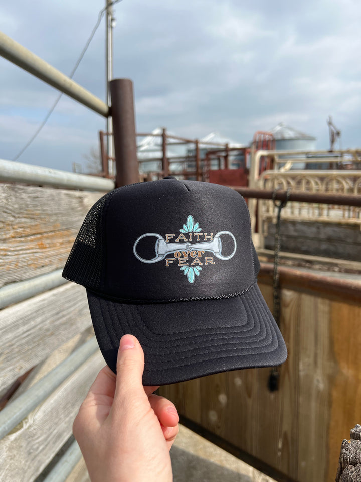 Faith Over Fear Trucker Hat{multiple colors}