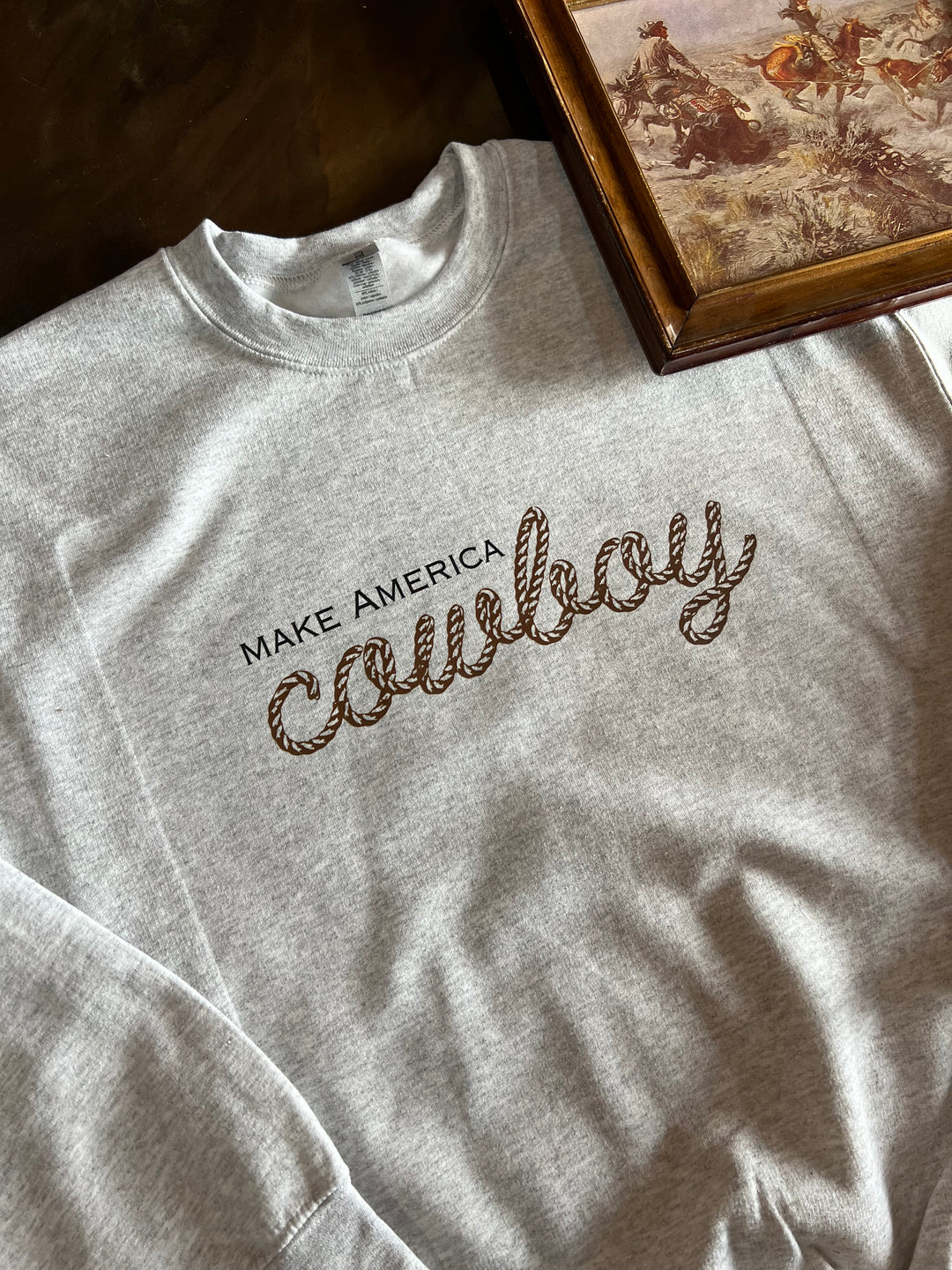 Make America Cowboy Crewneck