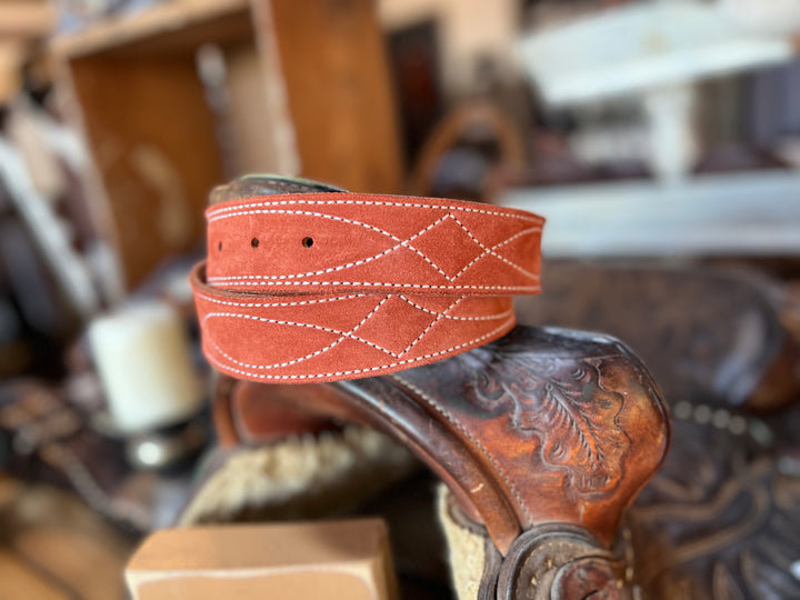Sedona Rough Out Leather Belt