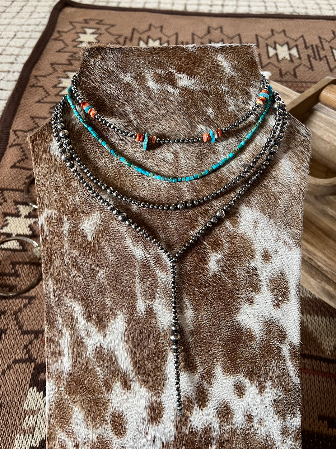 Kingman Turquoise Bead Necklace