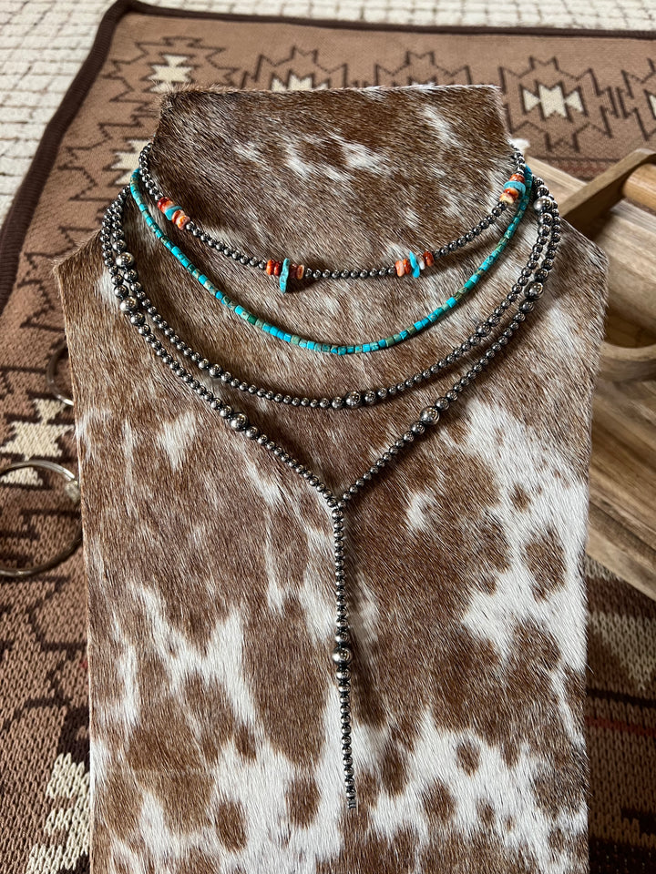 Kingman Turquoise Bead Necklace
