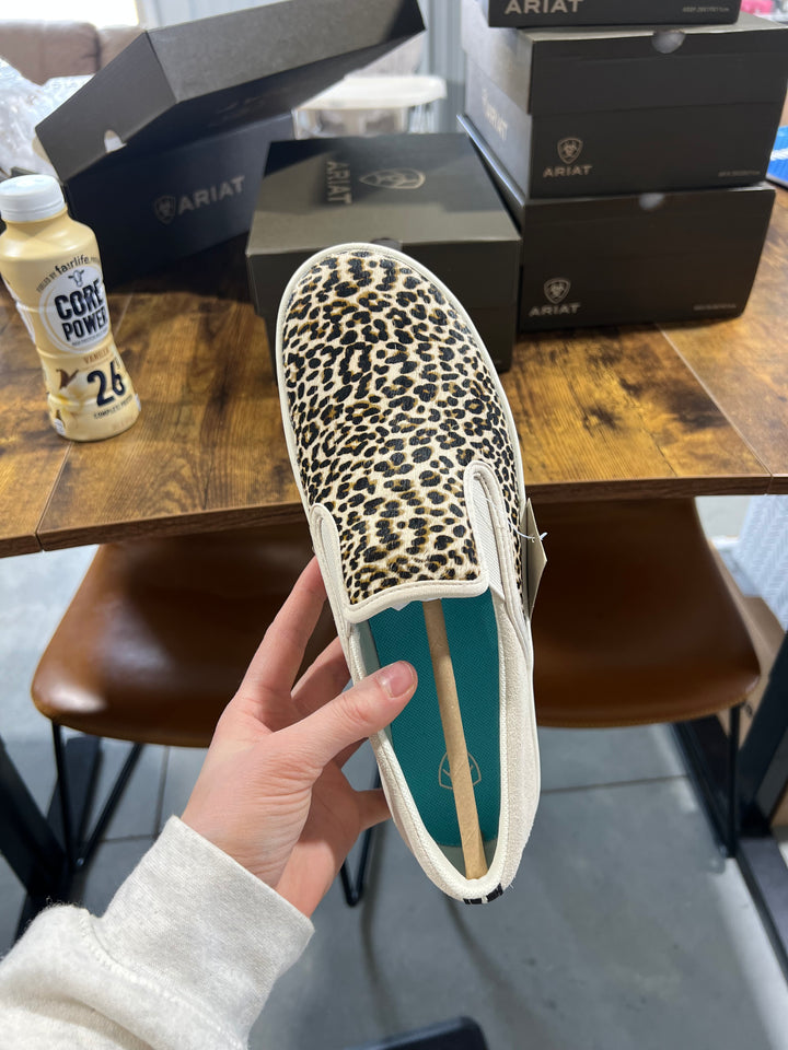 Ariat: Cheetah Hair On Slip On Shoes