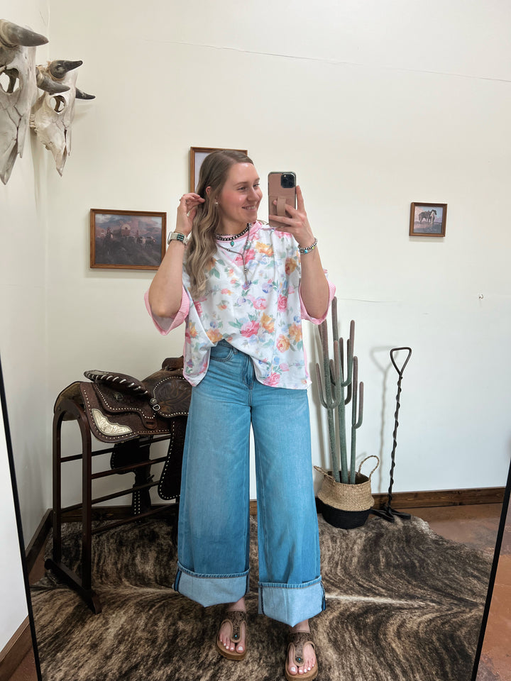 Vintage Floral Top