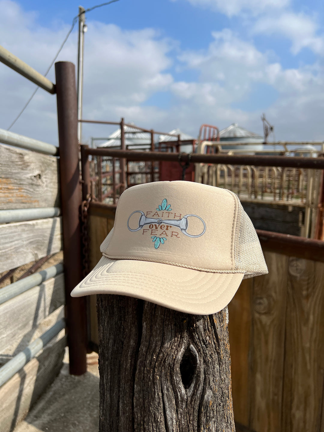 Faith Over Fear Trucker Hat{multiple colors}