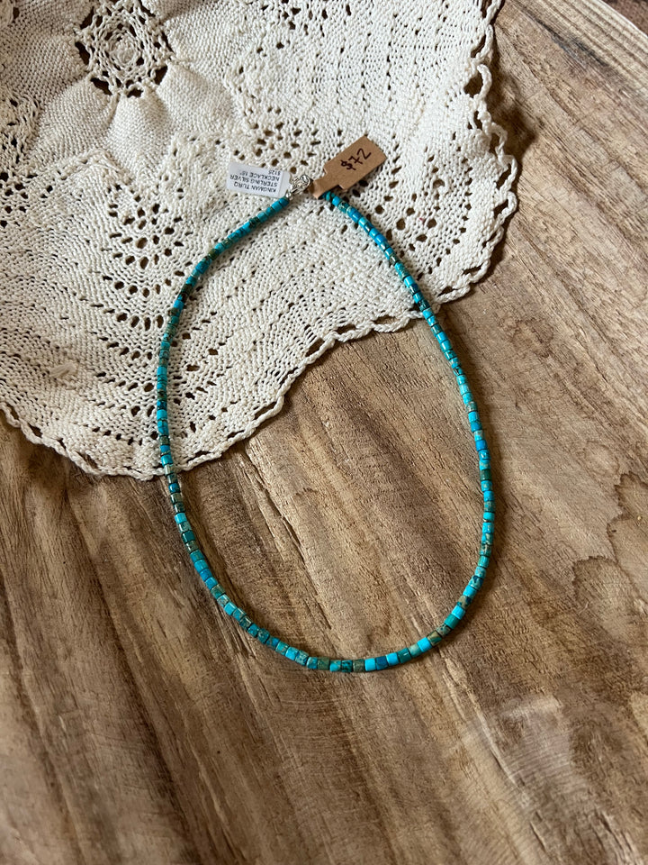 Kingman Turquoise Bead Necklace