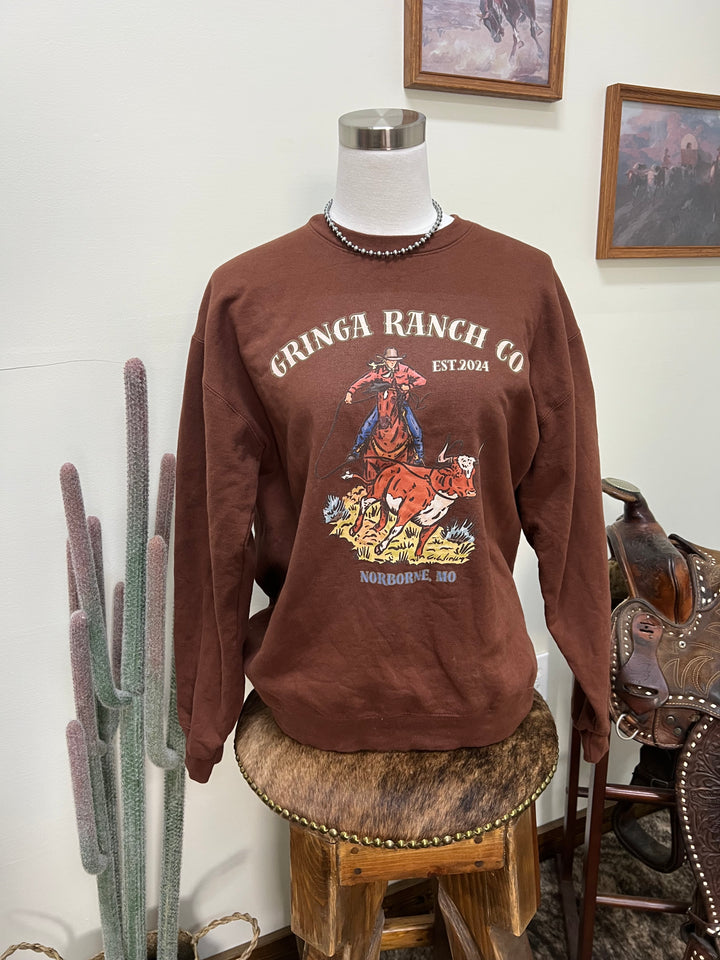 Gringa Roper Brand Crewneck{Multiple Colors}