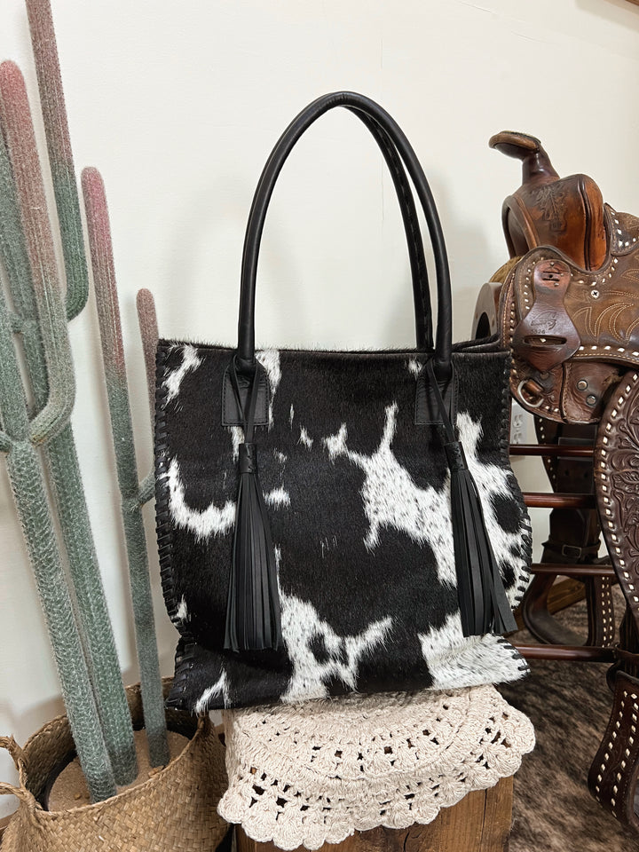 S&P Cowhide Tote