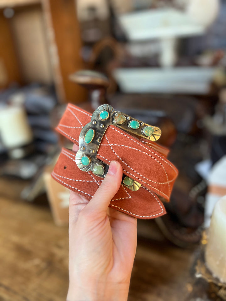 Sedona Rough Out Leather Belt