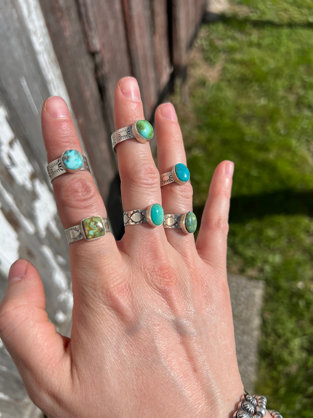 Everyday Stamped Rings{PLEASE READ DESCRIPTION FOR SIZING}