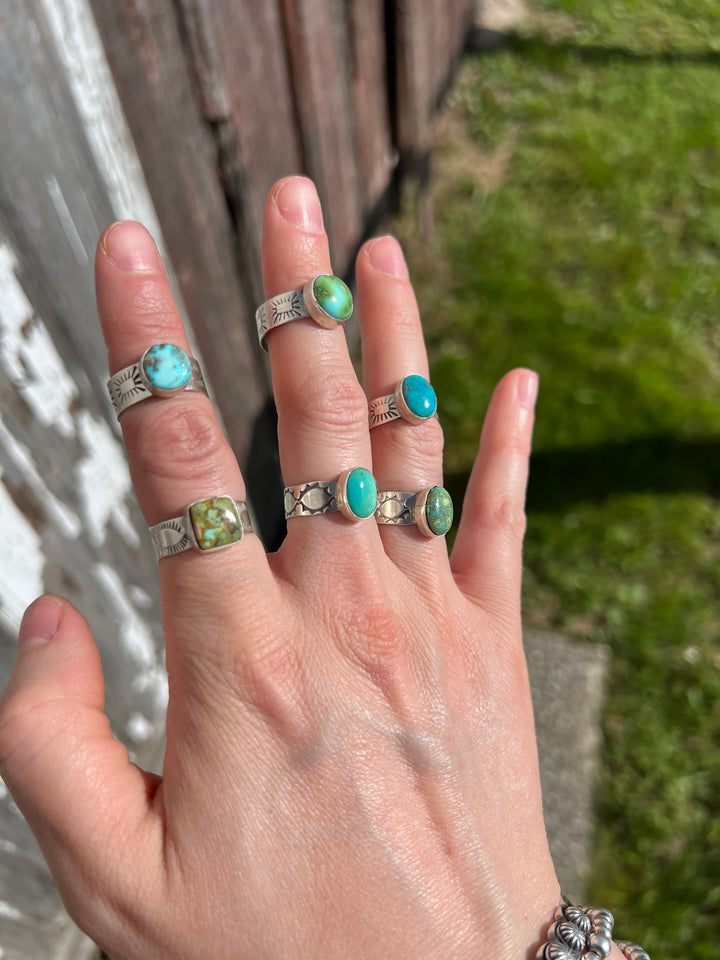 Everyday Stamped Rings{PLEASE READ DESCRIPTION FOR SIZING}