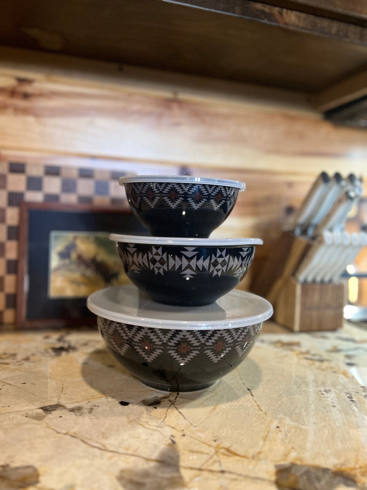 Aztec 3PC Bowl Set