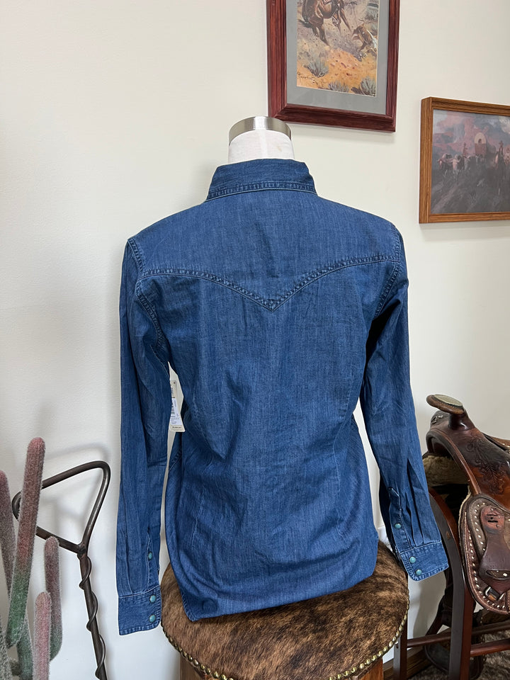 Ariat: Vintage Blue Button-Up