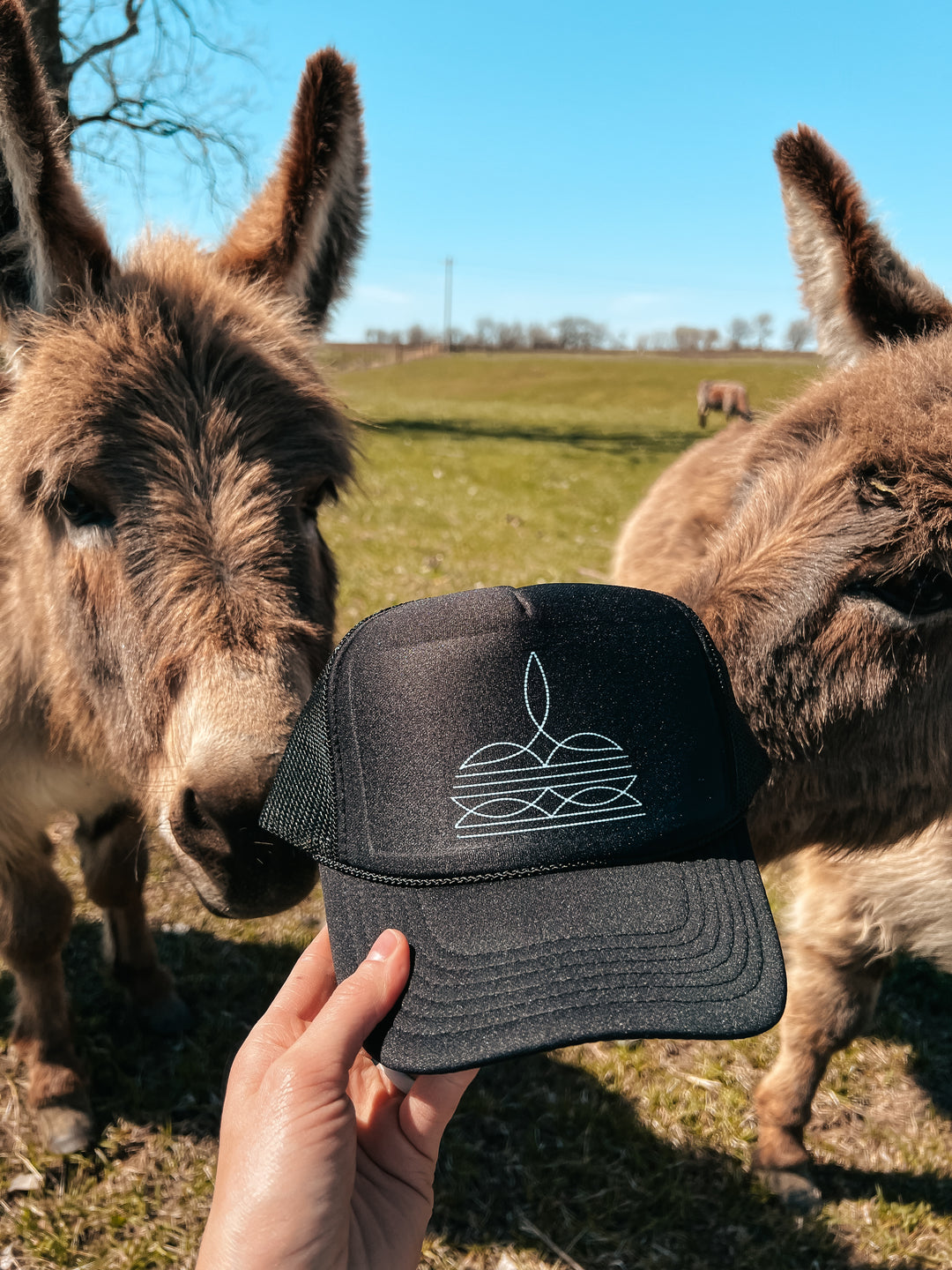 Boot Stitch Trucker Hat-{6 Colors}