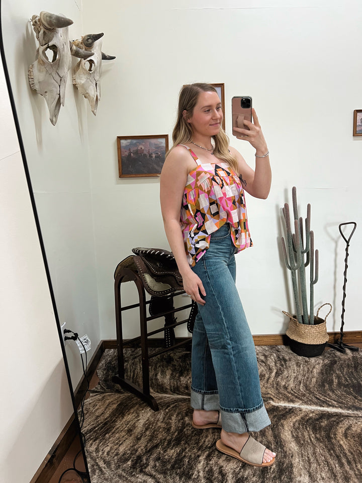 Quilted Gauze Tank