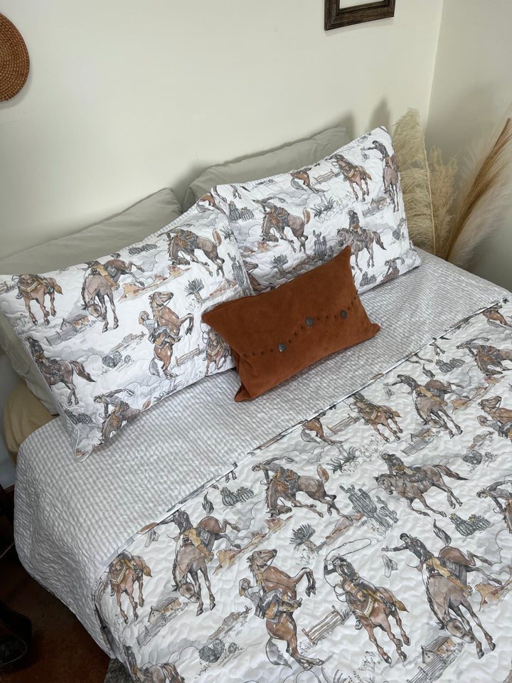 Birdie Neutral Quilt Set