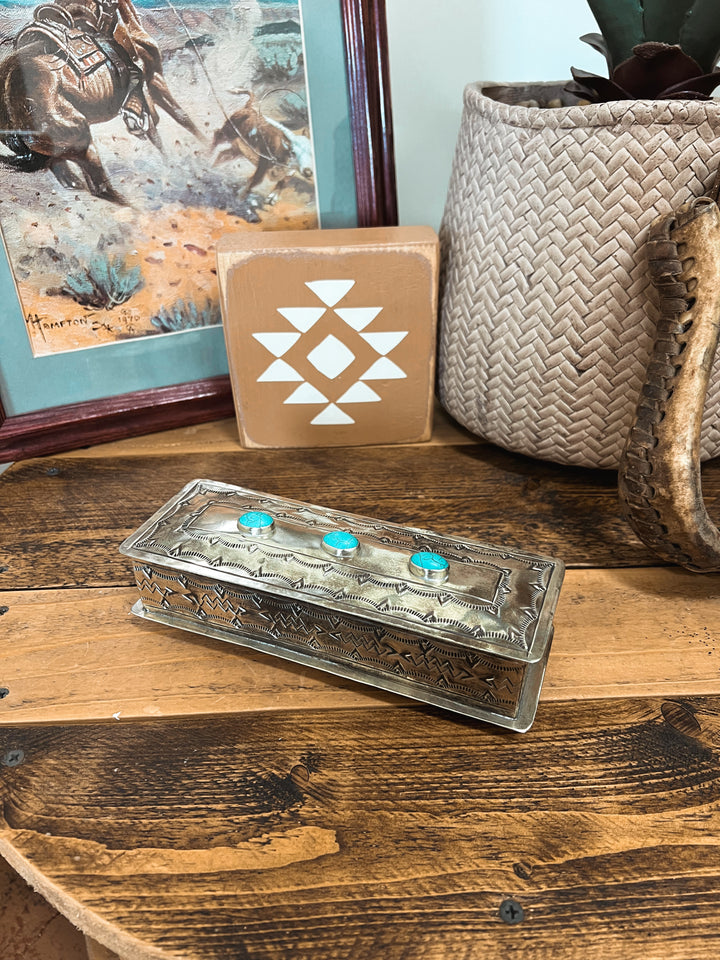 Long Stamped Jewelry Box