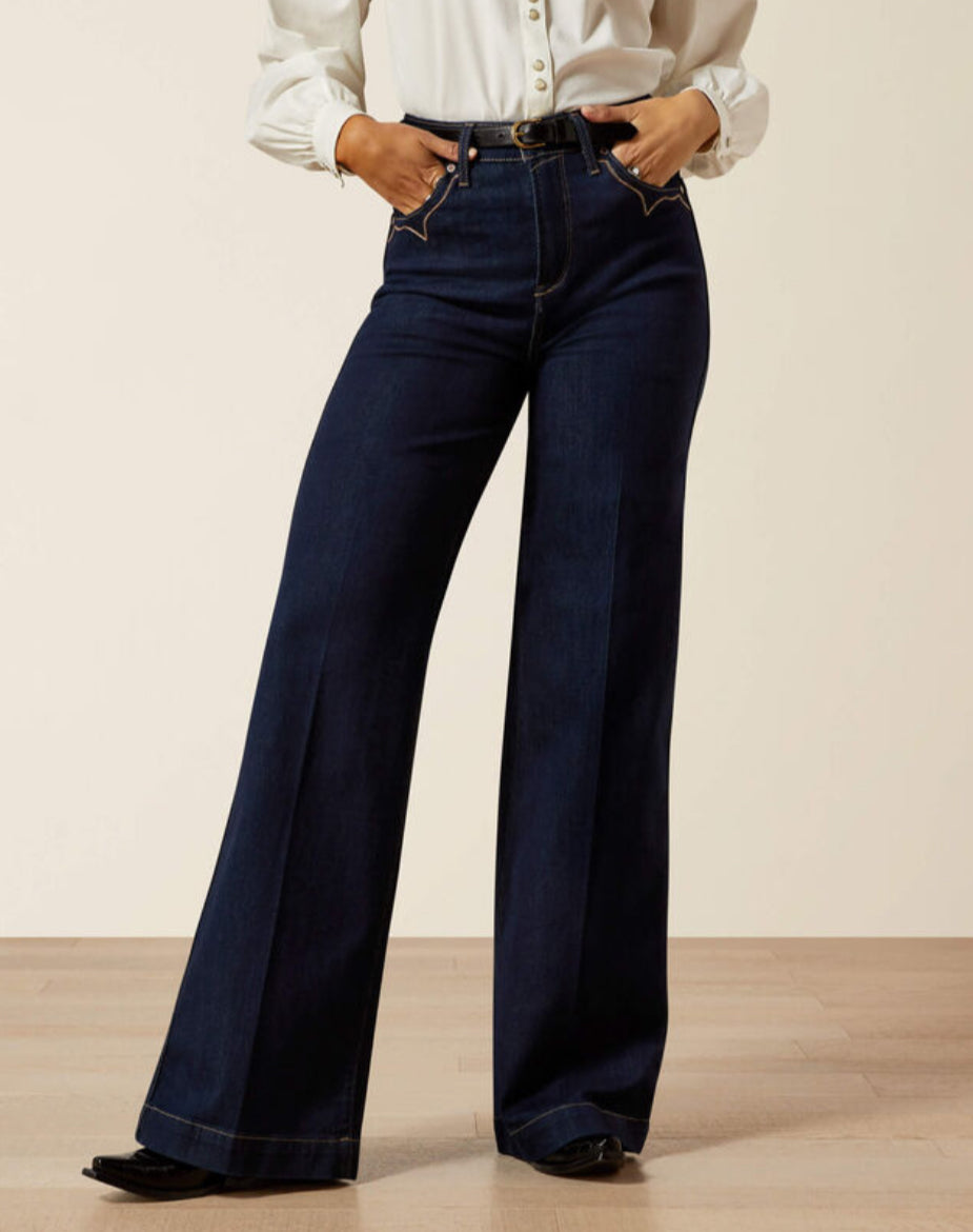 Ariat: Veronica Wide Leg Jeans HR