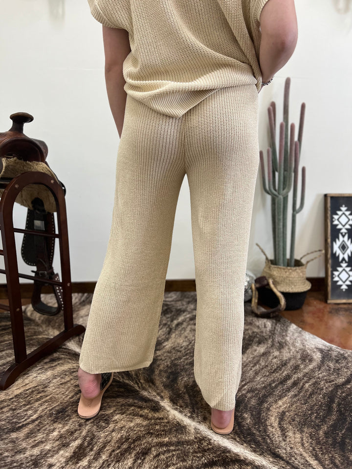 The Austin Knit crop pant{SIZE MEDIUM ONLY}