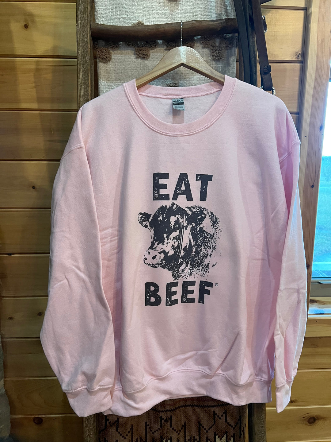 Eat Beef Crewneck{MULTIPLE COLORS}