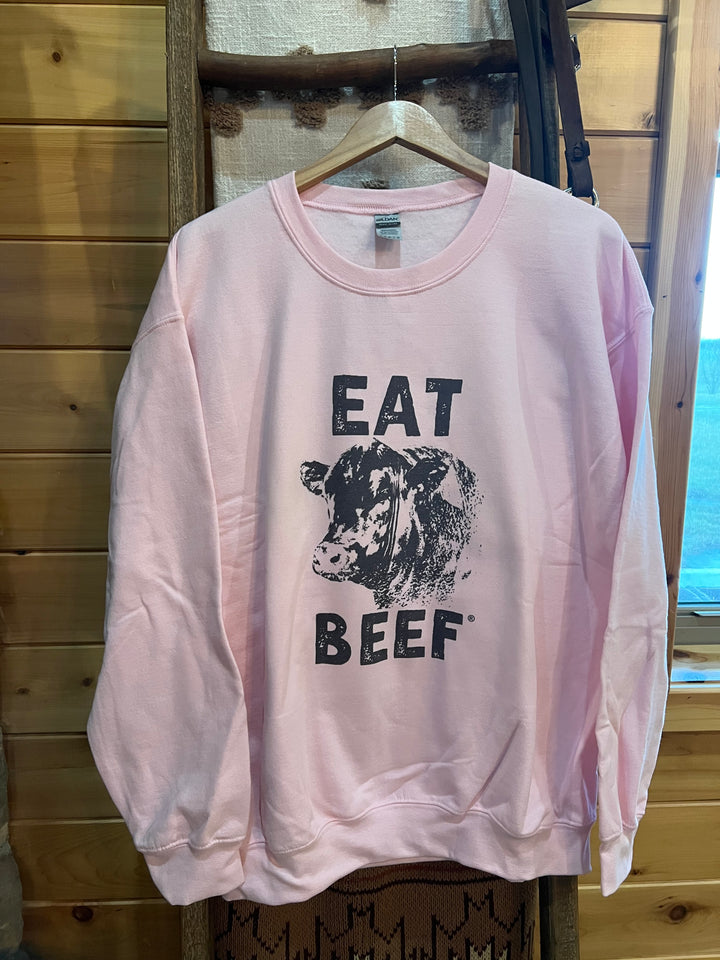 Eat Beef Crewneck{MULTIPLE COLORS}