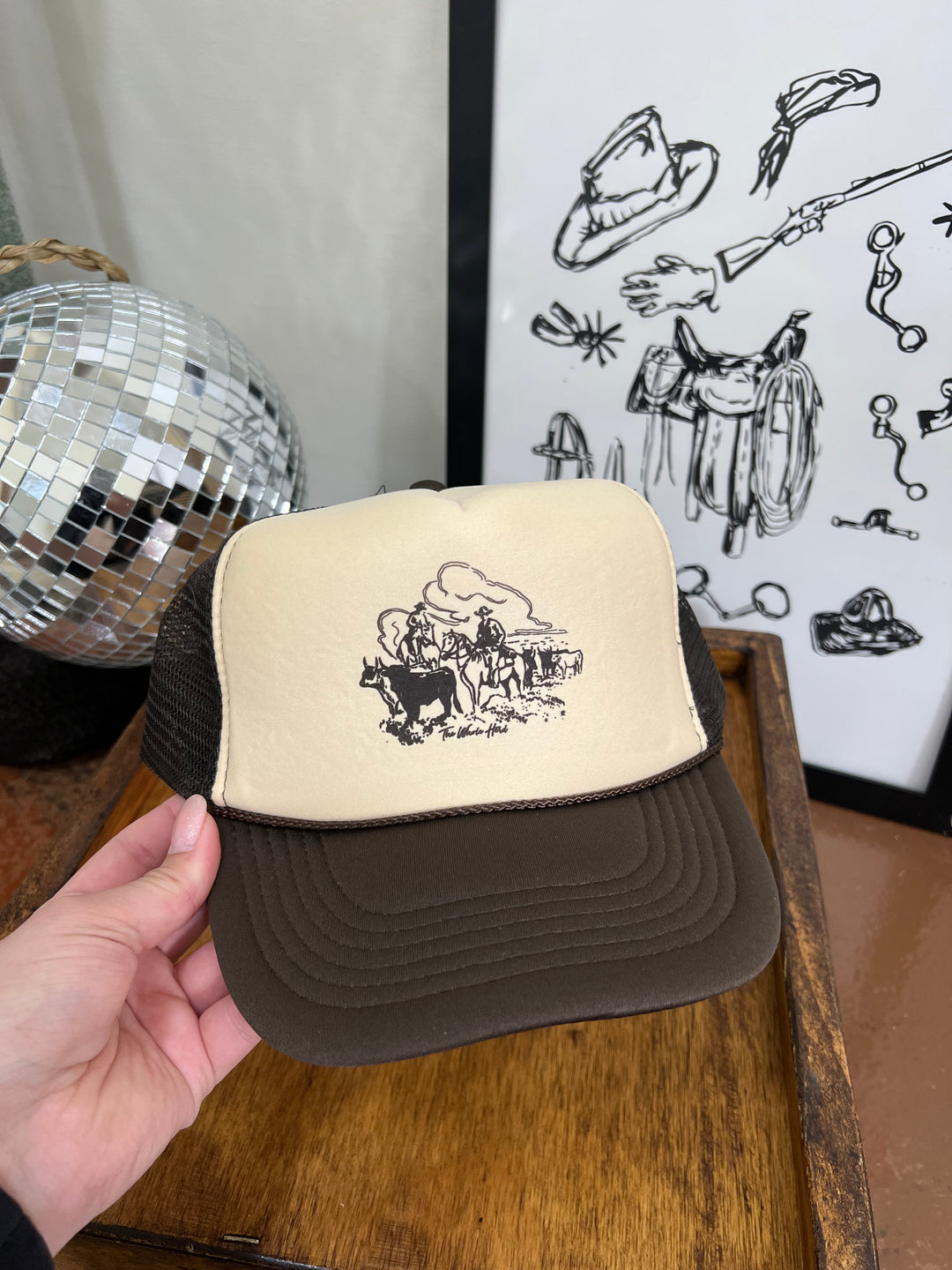 Gathering Cowboy Trucker Hat