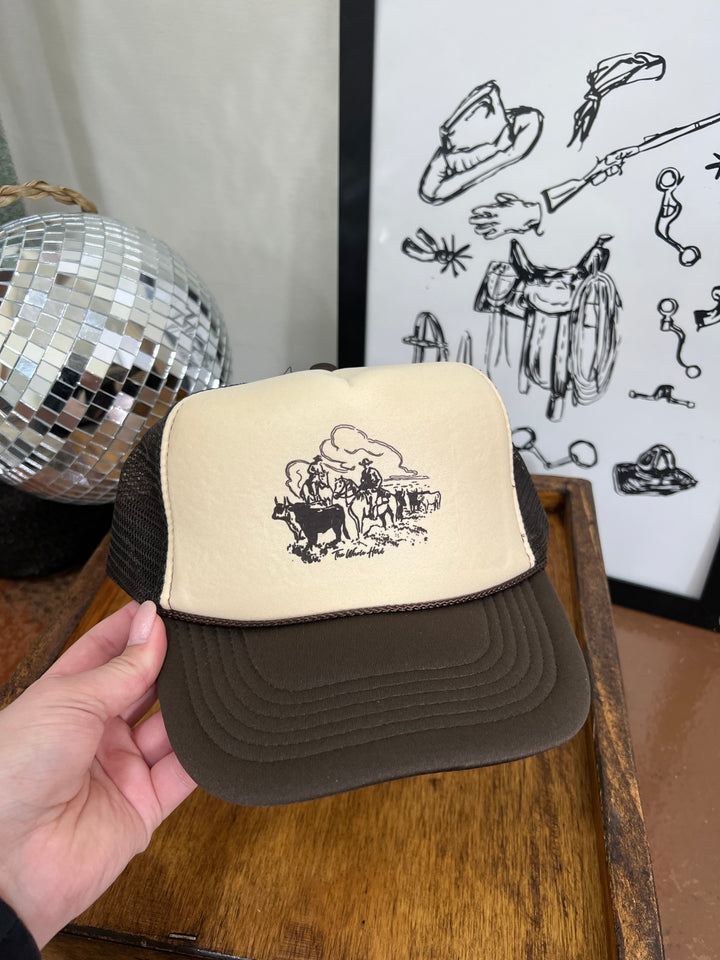 Gathering Cowboy Trucker Hat