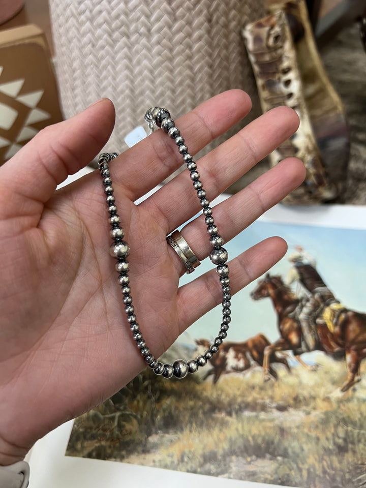 4-8mm Pearl Necklace-multiple lengths