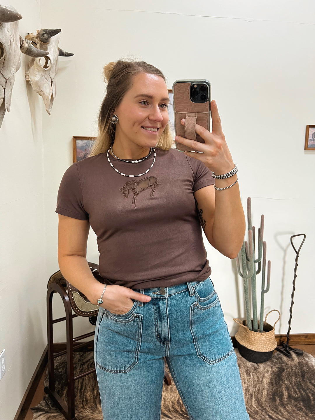 Buck Out Cut Out Top
