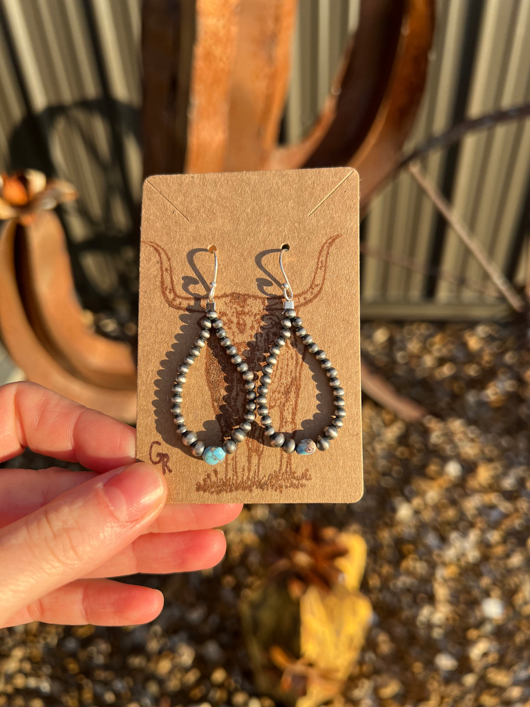 Golden Hills/Desert Pearls Earrings
