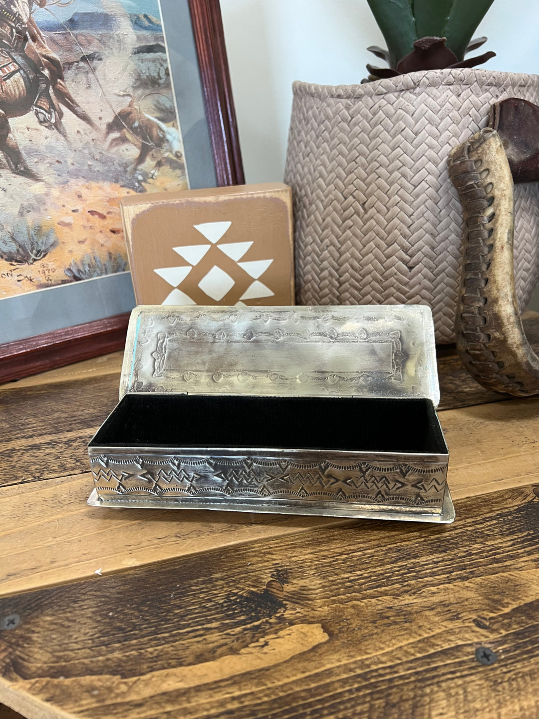 Long Stamped Jewelry Box