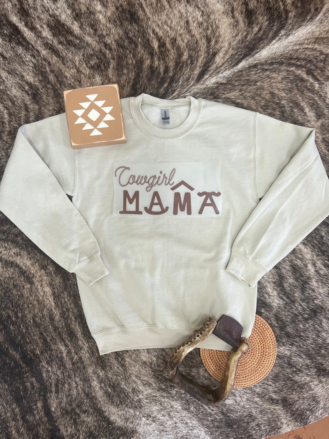 Cowgirl Mama Crewneck{Multiple Colors}