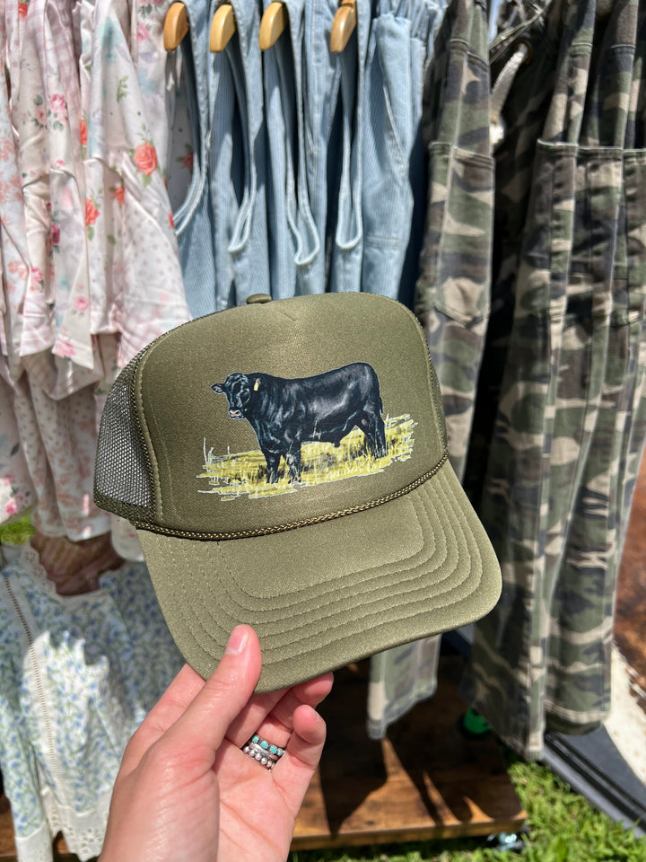 Angus Trucker Hat{Multiple Colors}