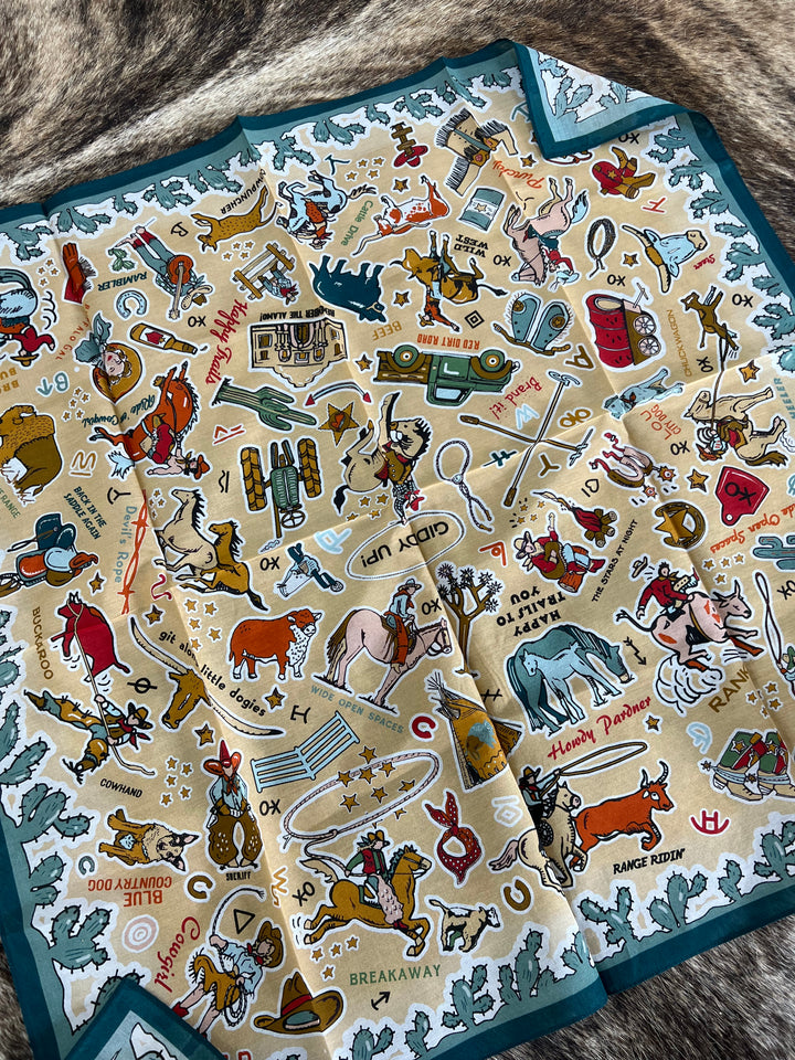 Giddy Up! XOXO Shorty Wild Rag