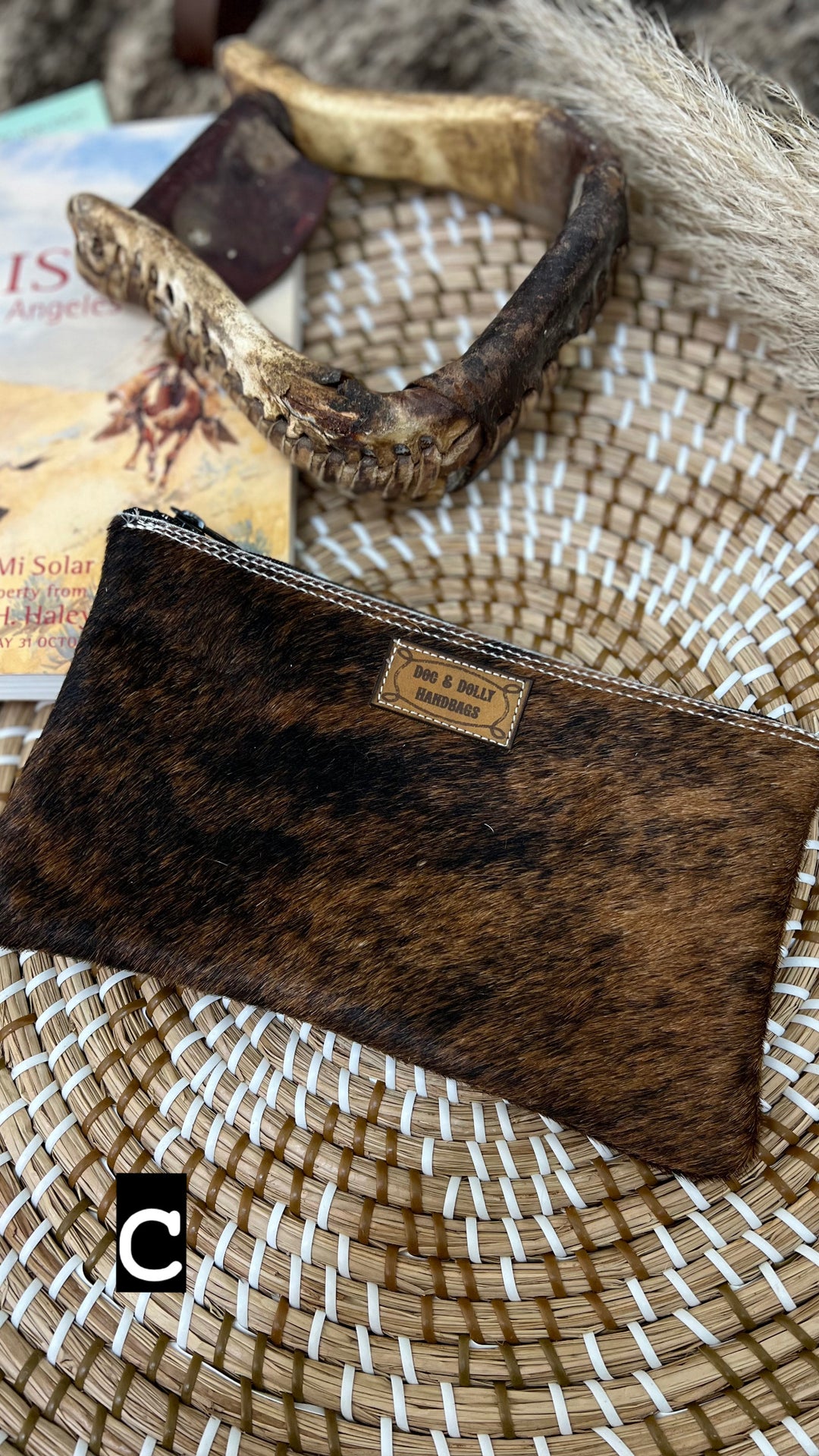 Cowhide Baby Wipes Cover