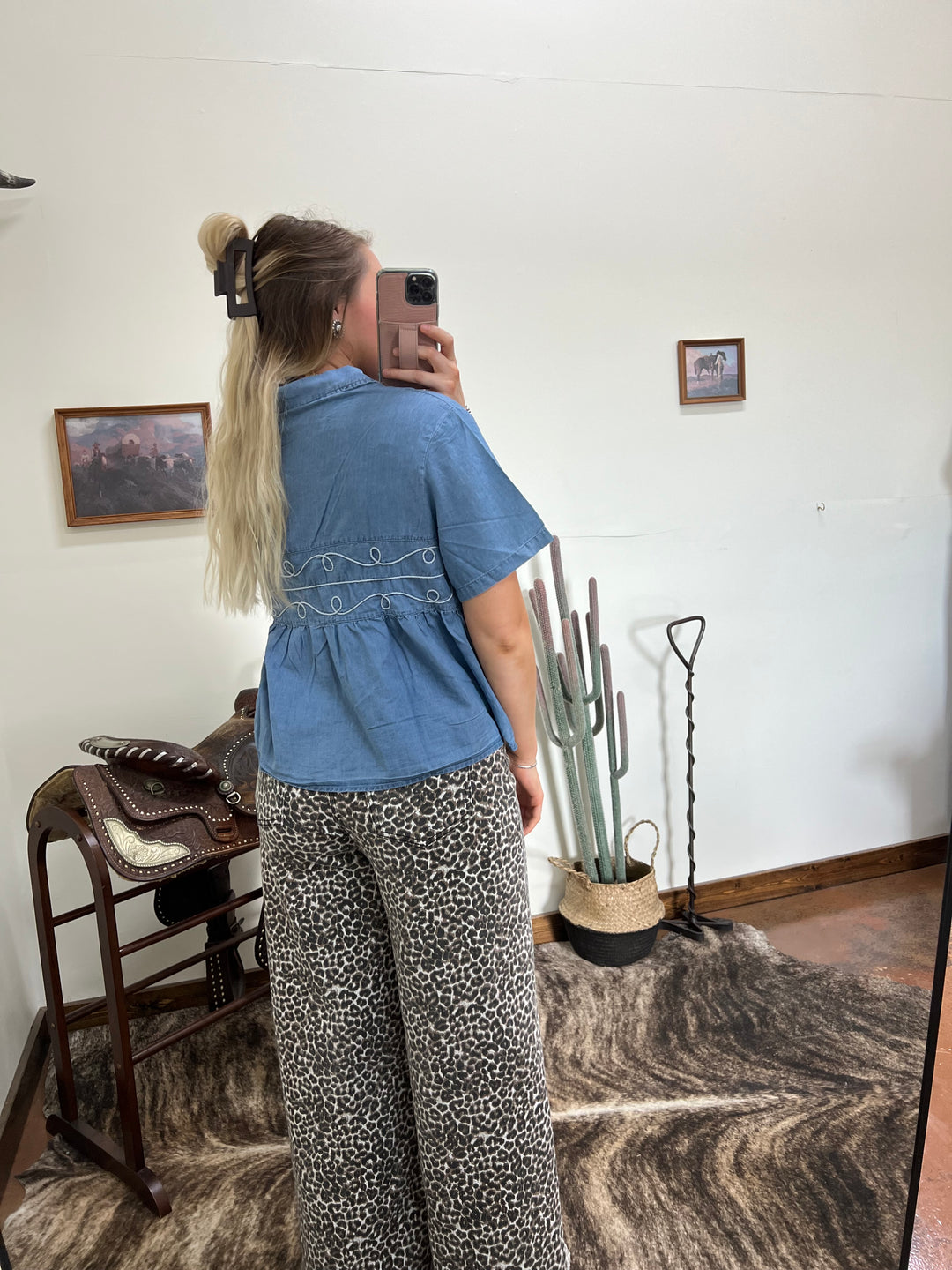 Denim Loopty Lou Top
