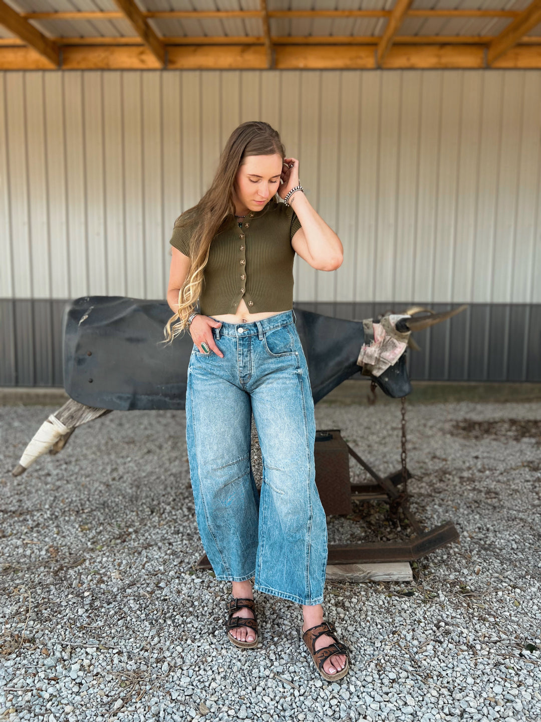 Davie Barrel Jeans