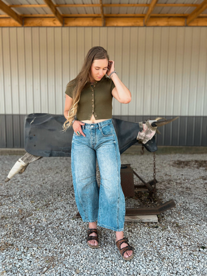 Davie Barrel Jeans