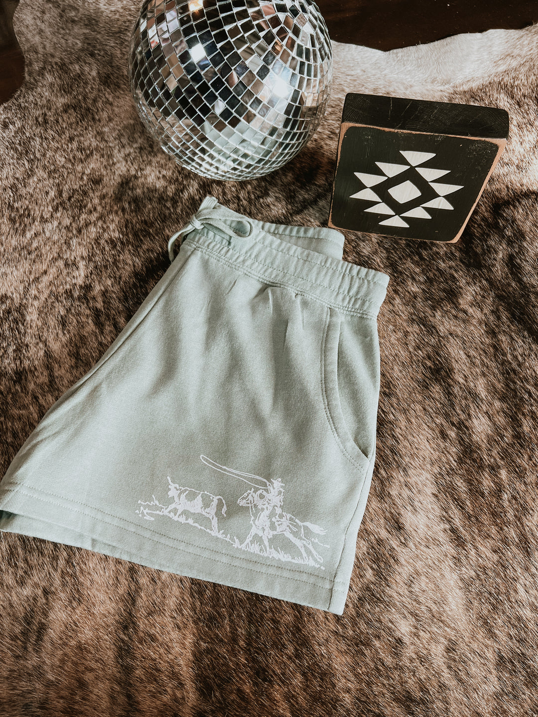 Cowboy Shorts-SAGE{Pick Your Design}