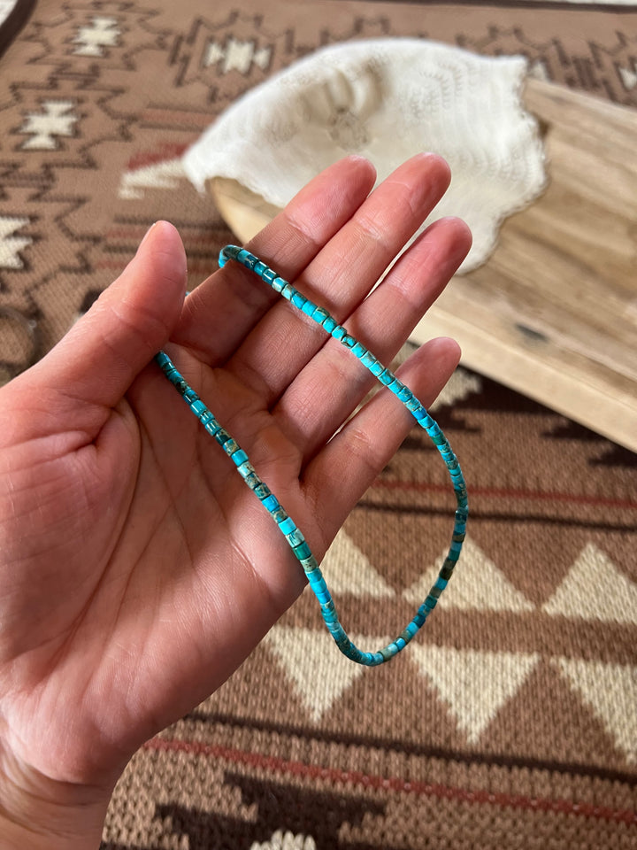 Kingman Turquoise Bead Necklace