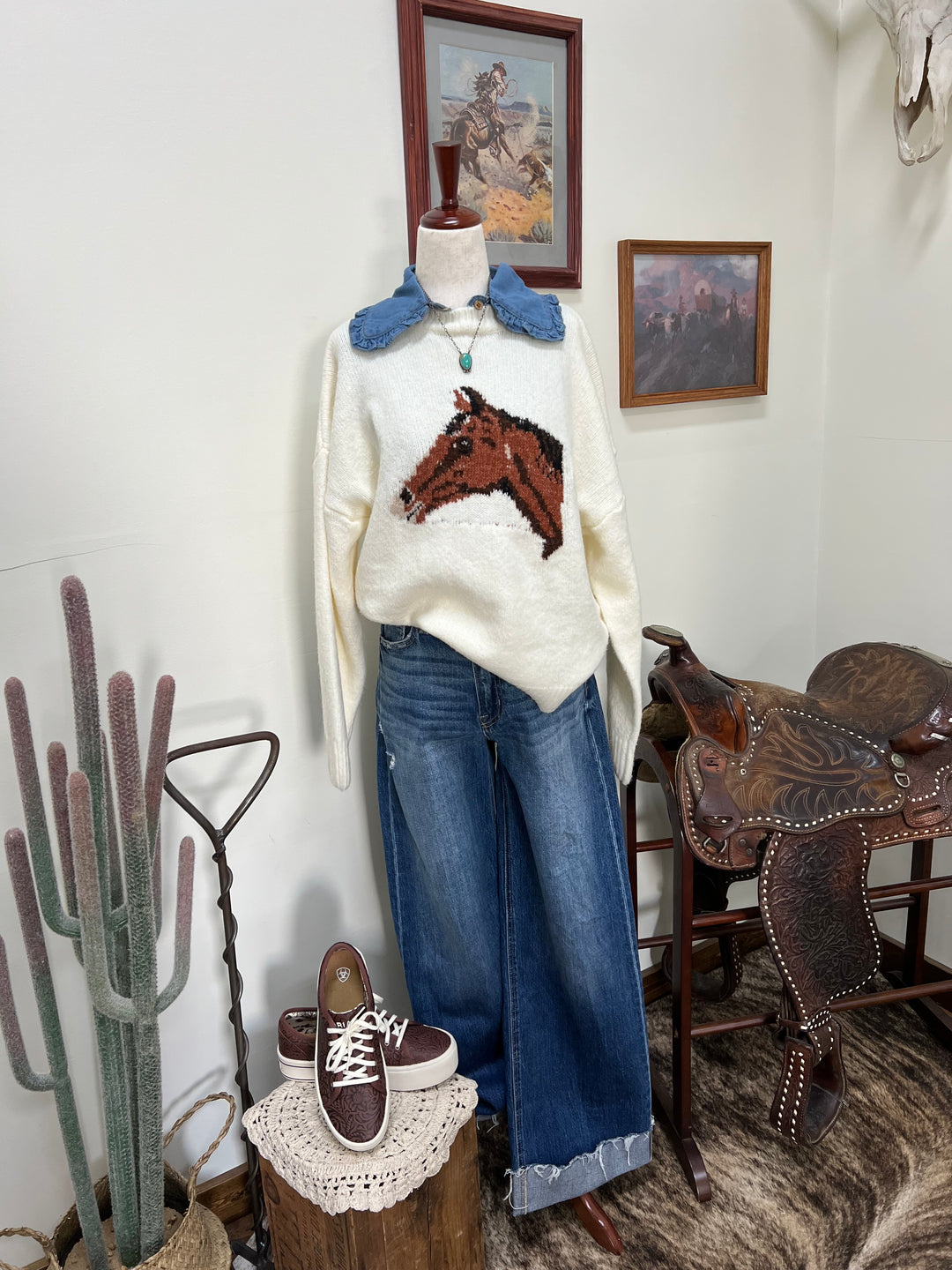 The Weller Sweater-Cream