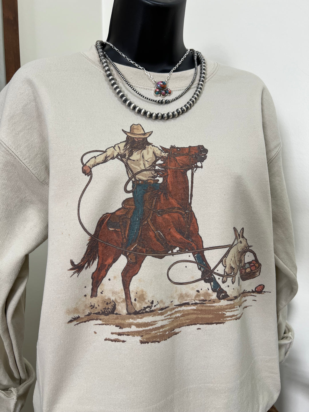 Rope the Easter Bunny Crewneck